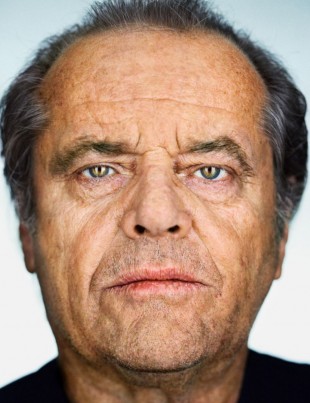 Jack Nicholson close-up by Martin Schoeller ::: boringpla.net - Another Boring Picture Blog by Gerrit Fries